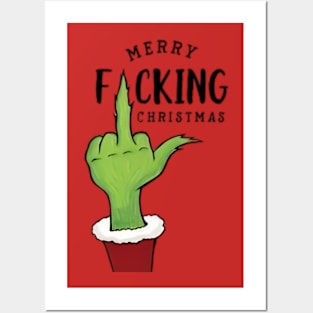 Grinch christmas t-shirt Posters and Art